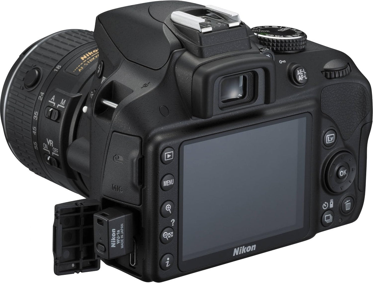 Nikon D3300 24.2 MP CMOS Digital SLR con lente de zoom Auto enfoque...