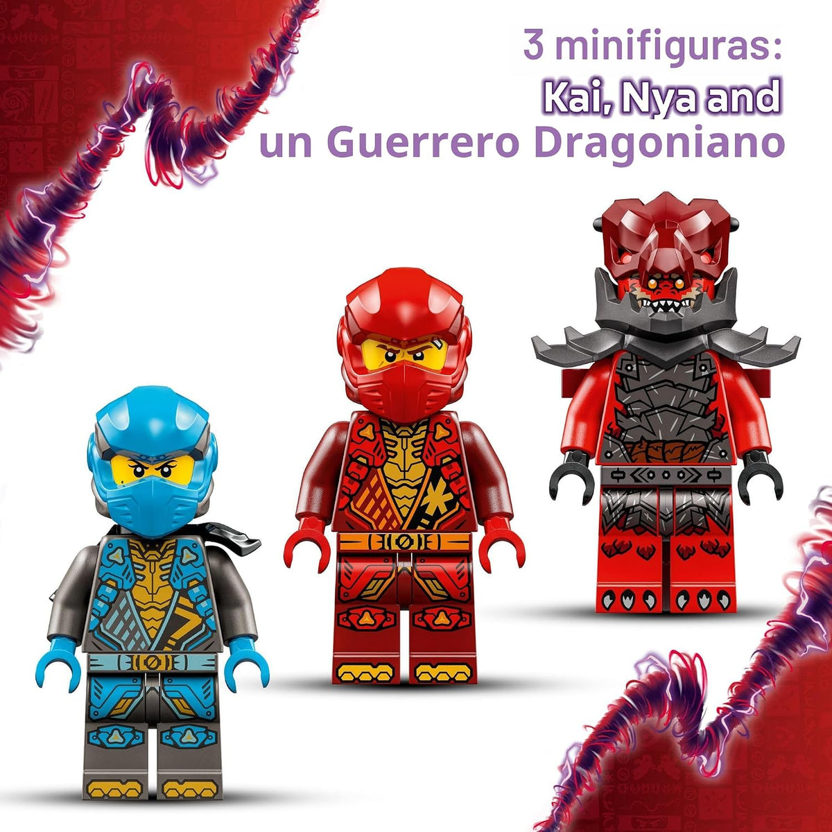 LEGO NINJAGO Kai's Mech Storm Rider Figura de Acción \u2013 Jug...
