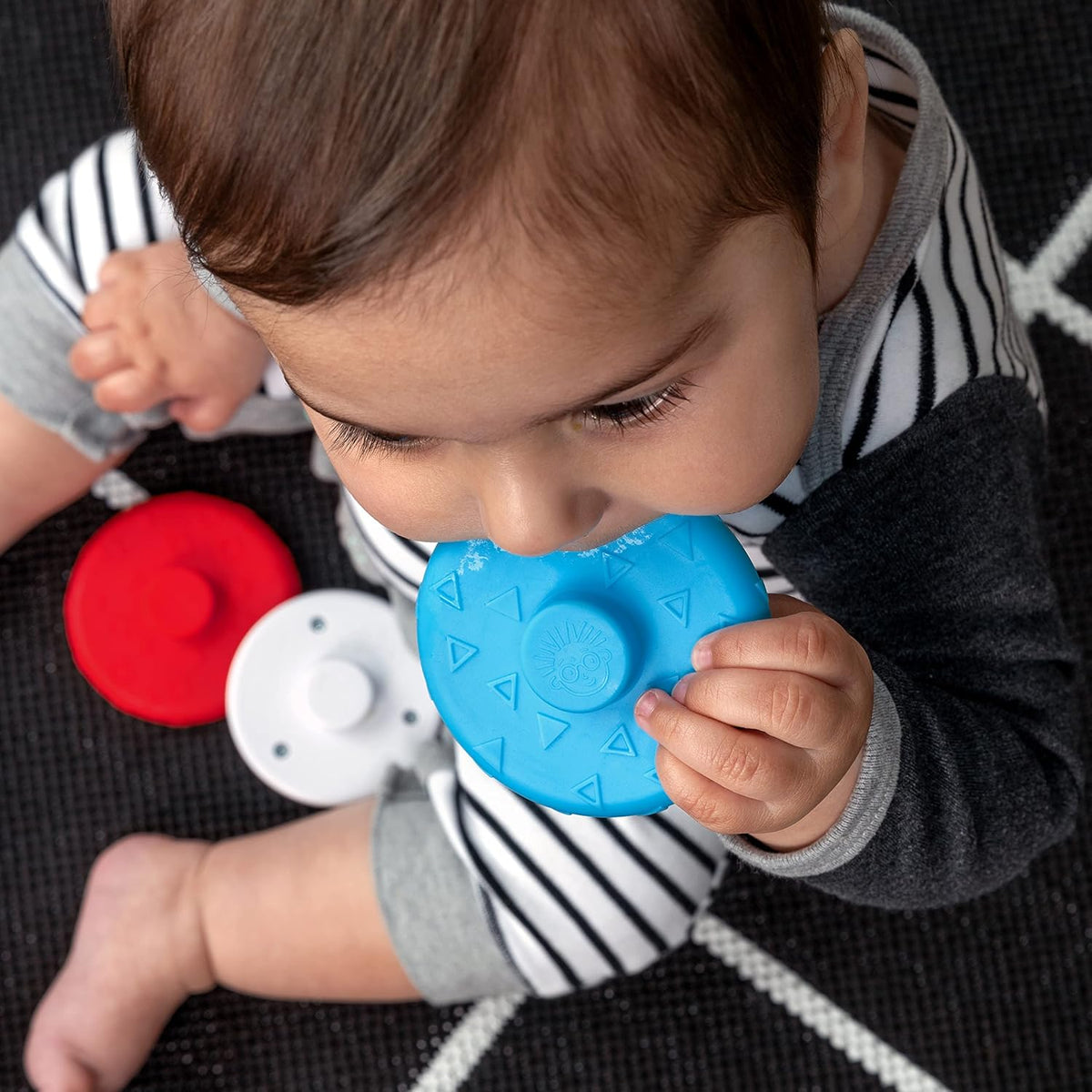 Baby Einstein Stack &amp; Wobble Zen - Juguete mordedor sin BPA par...