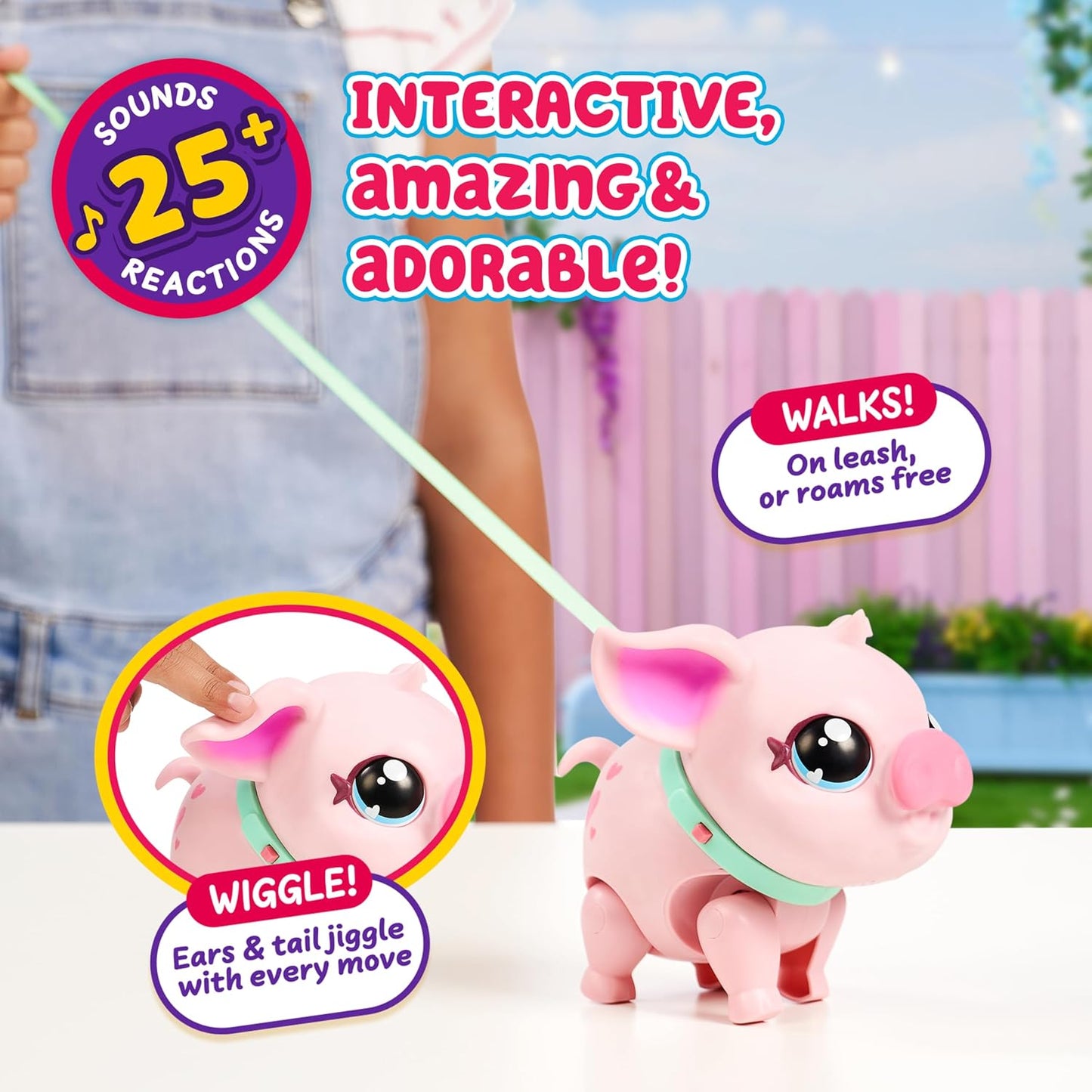 Little Live Pets My Pet Piggly the Toy Pig, juguete interactivo con...