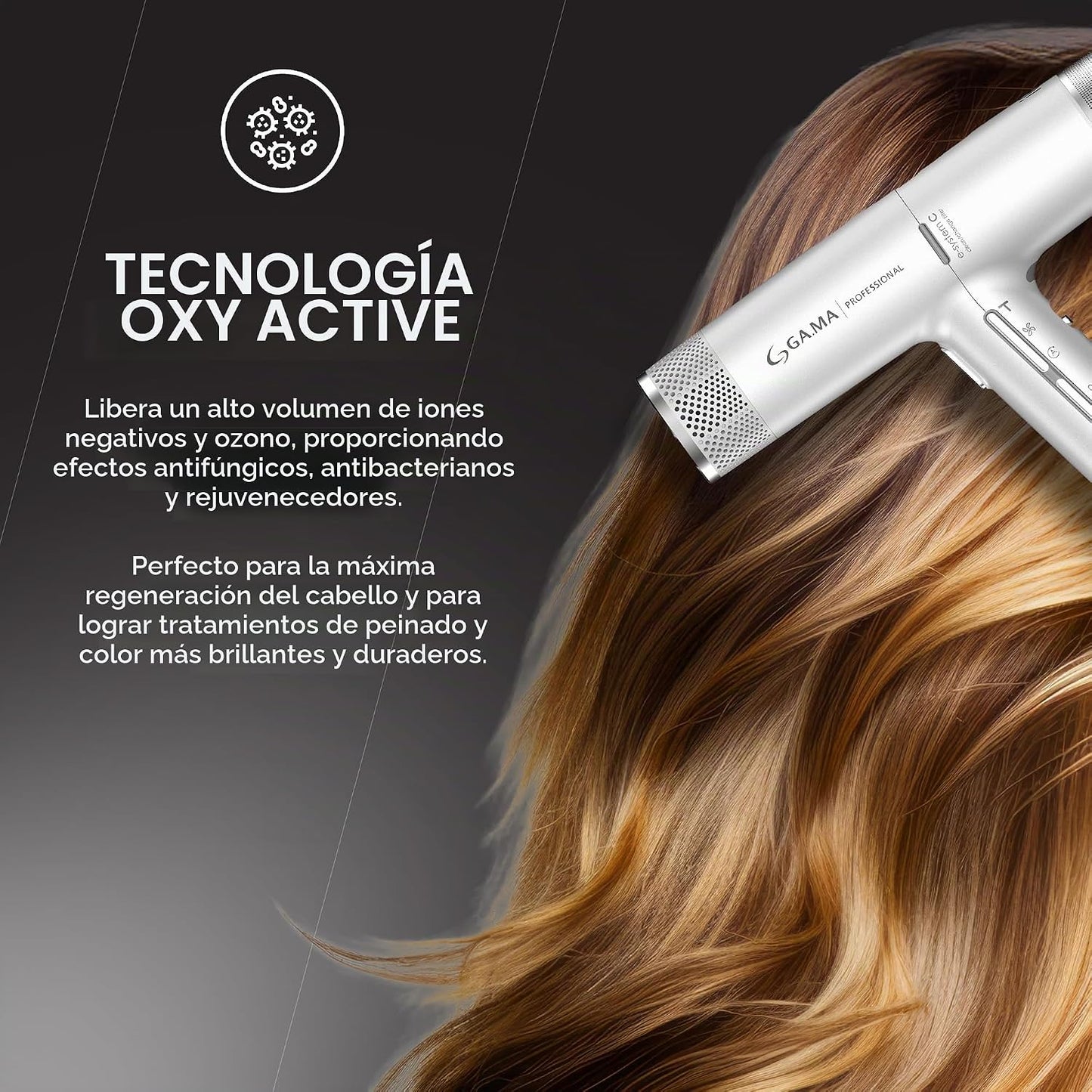 GA.MA IQ3 Perfetto x Rossano Ferretti - Secador de pelo con motor s...