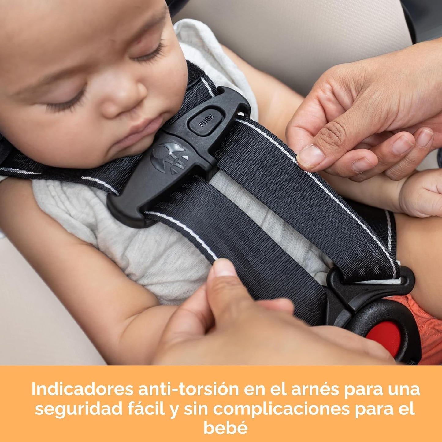 Baby Trend EZ-Lift™ PRO Asiento de coche para bebé, Marrón Claro