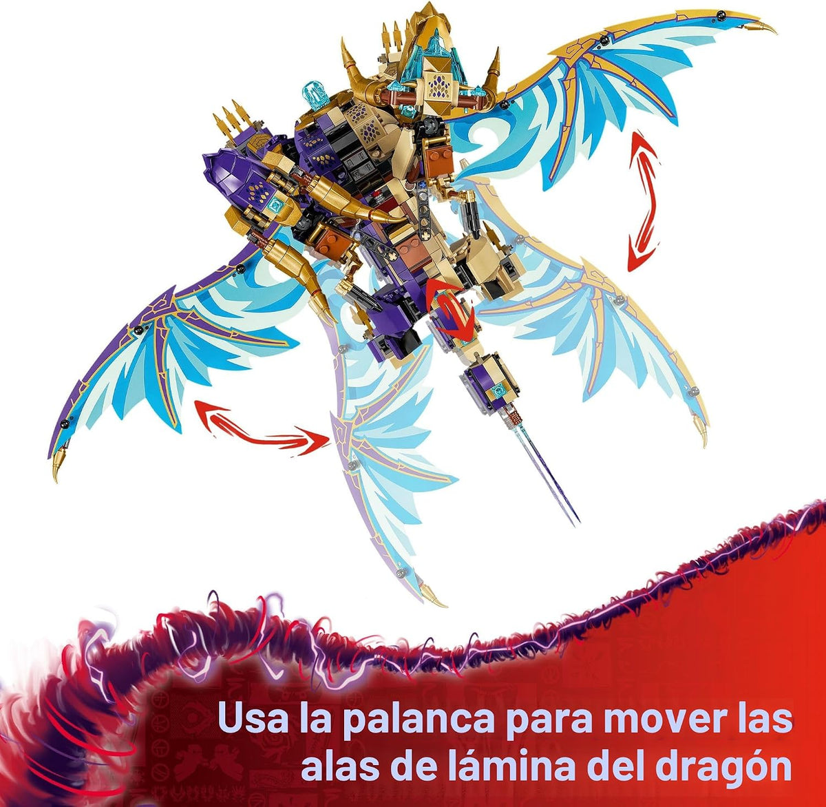 LEGO NINJAGO Dragón de Arco del Enfoque Set de Batalla - Juguete pa...