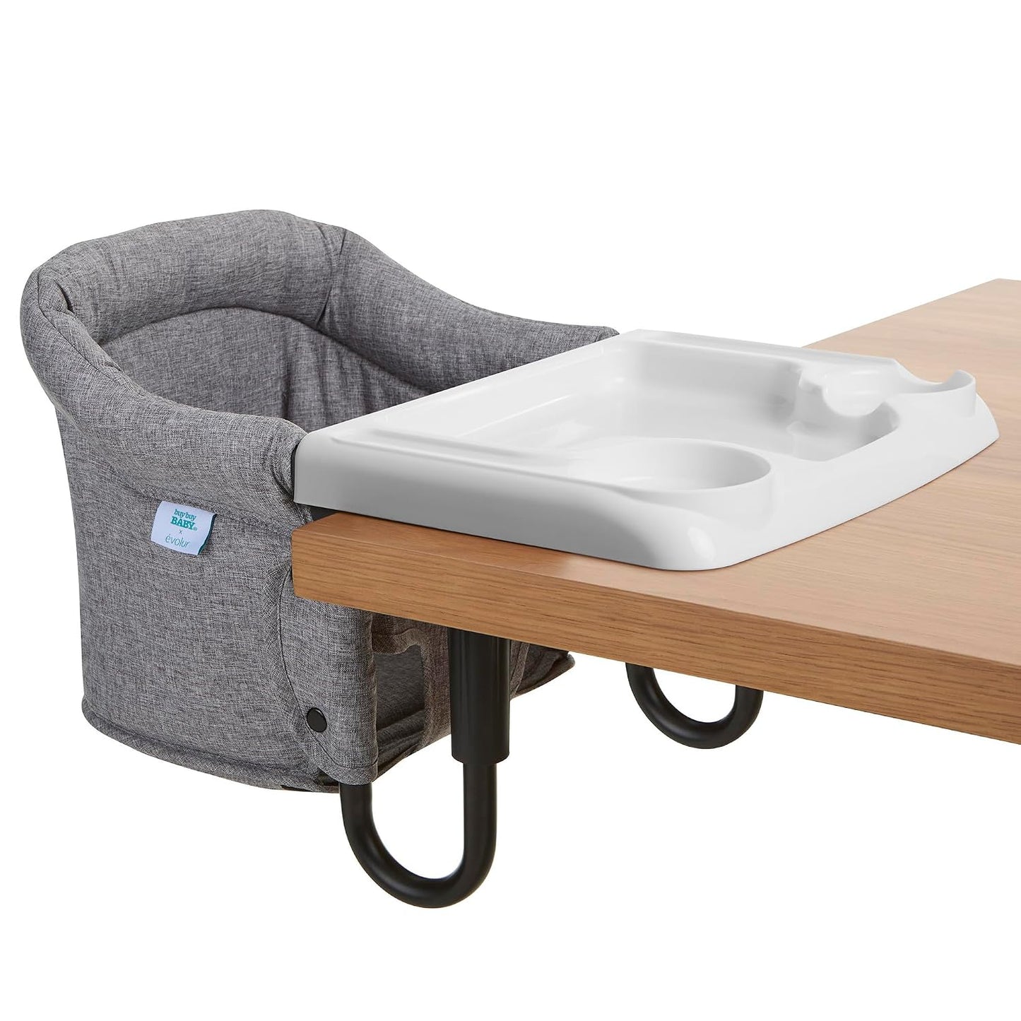 Evolur Silla alta para bebé de gancho, asiento de comedor portátil...