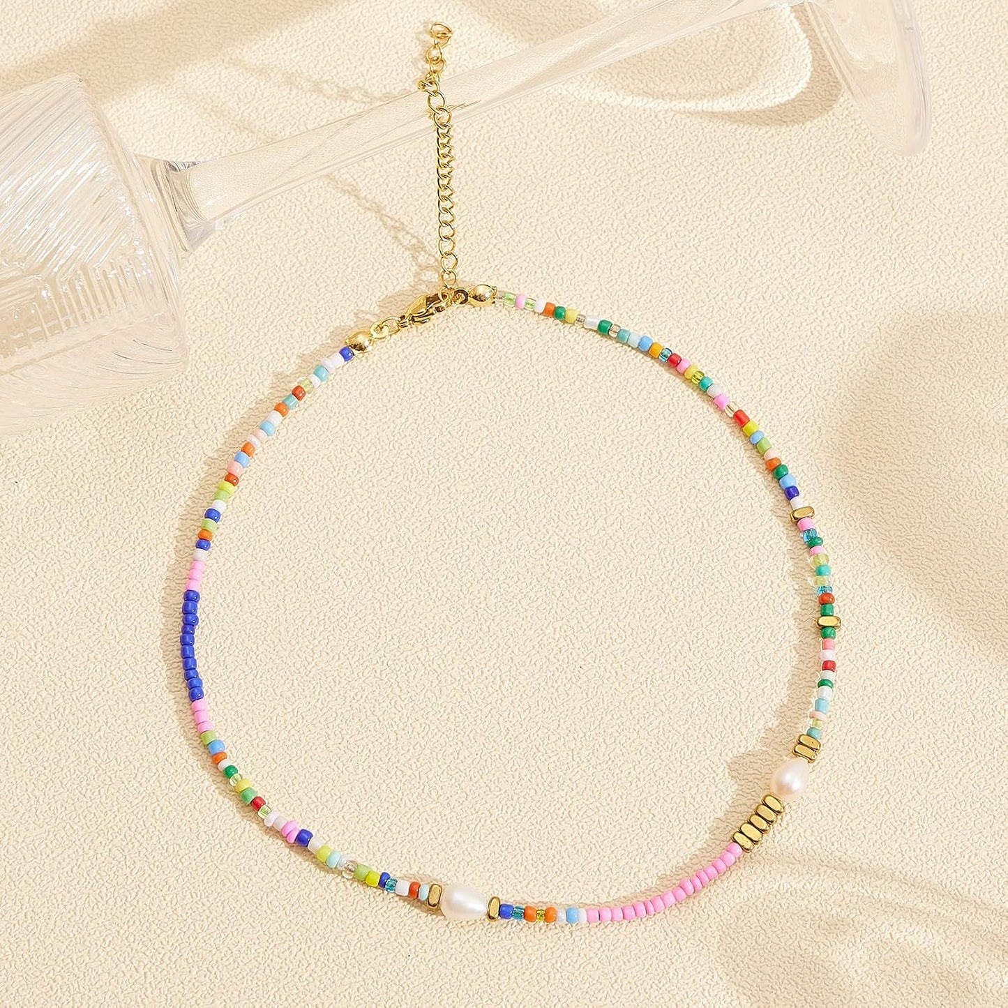 Wellike Collar con cuentas de perlas de agua dulce para mujer, hech...