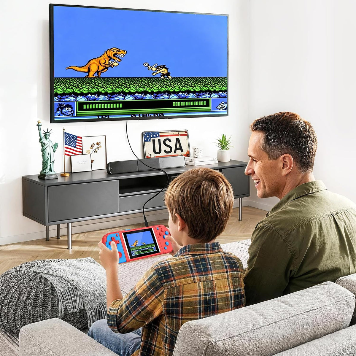 Juegos de mano para niños: 288 videojuegos retro, pantalla LCD de 3...