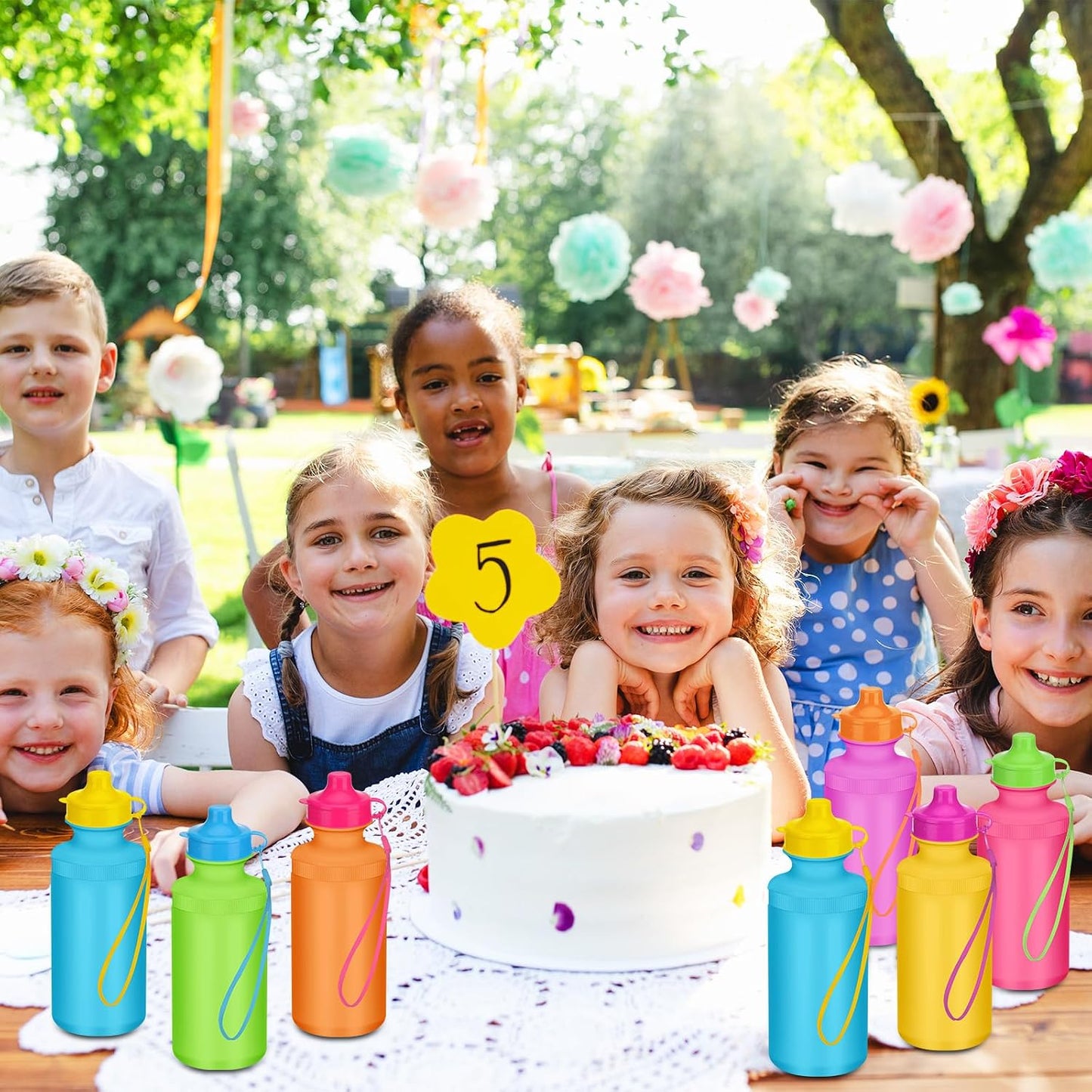 Ziliny 72 botellas de agua deportivas a granel de 20 onzas, botella...