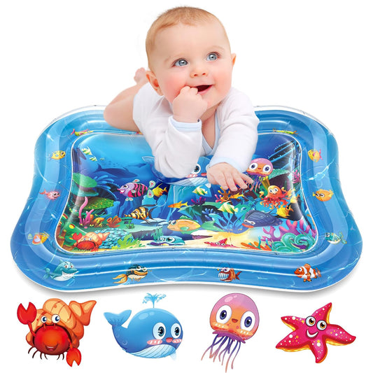 Infinno Alfombra inflable para tiempo de barriga Premium para bebés...