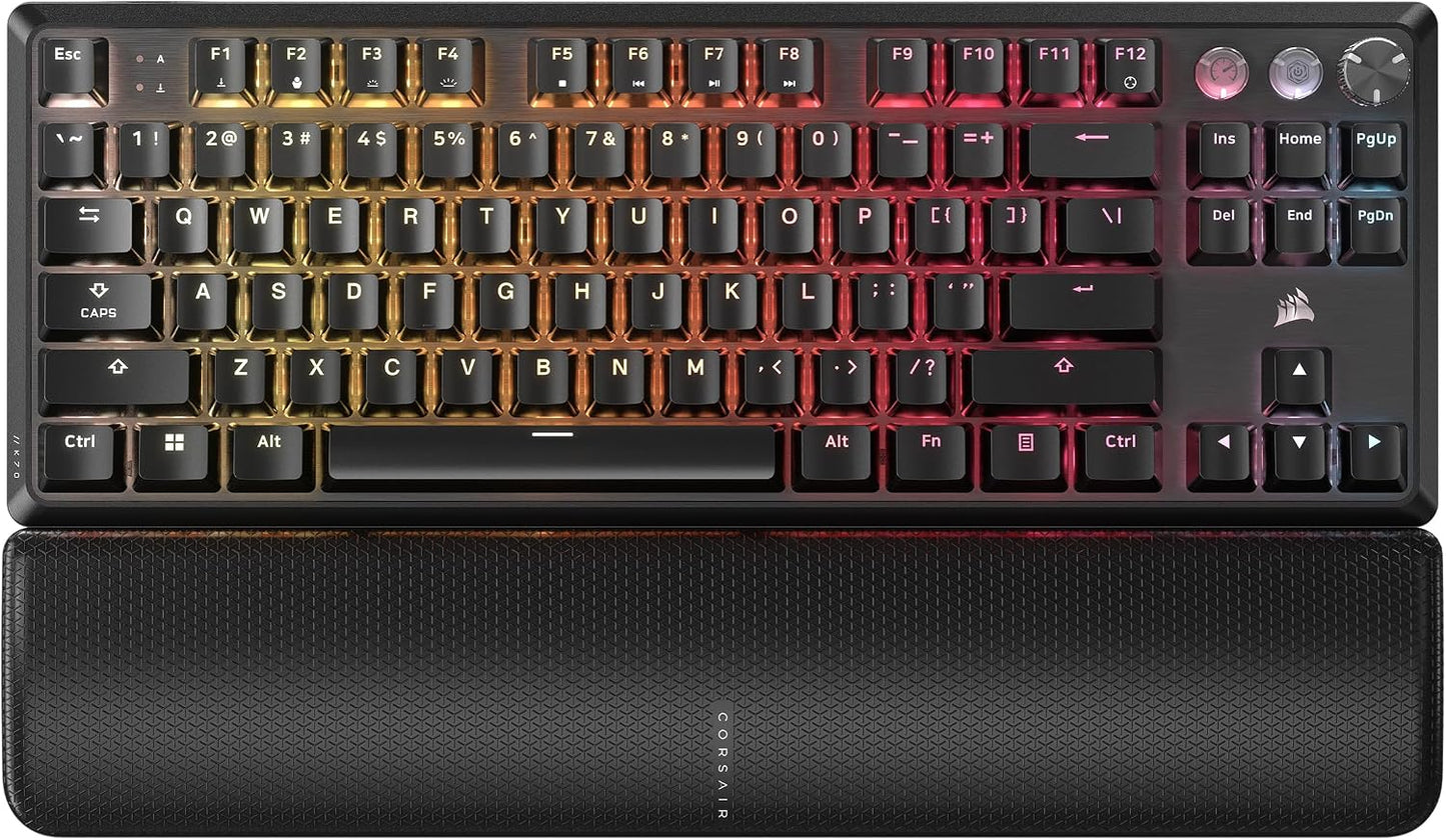 Corsair K70 PRO TKL RGB Teclado mecánico con cable para juegos sin...