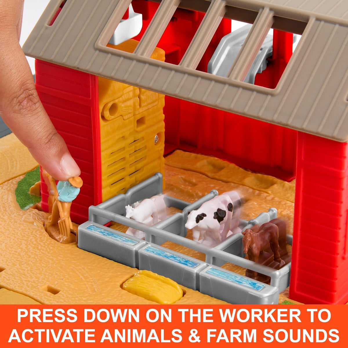 Matchbox Coche y juego de juguete, Action Drivers Farm Adventure co...