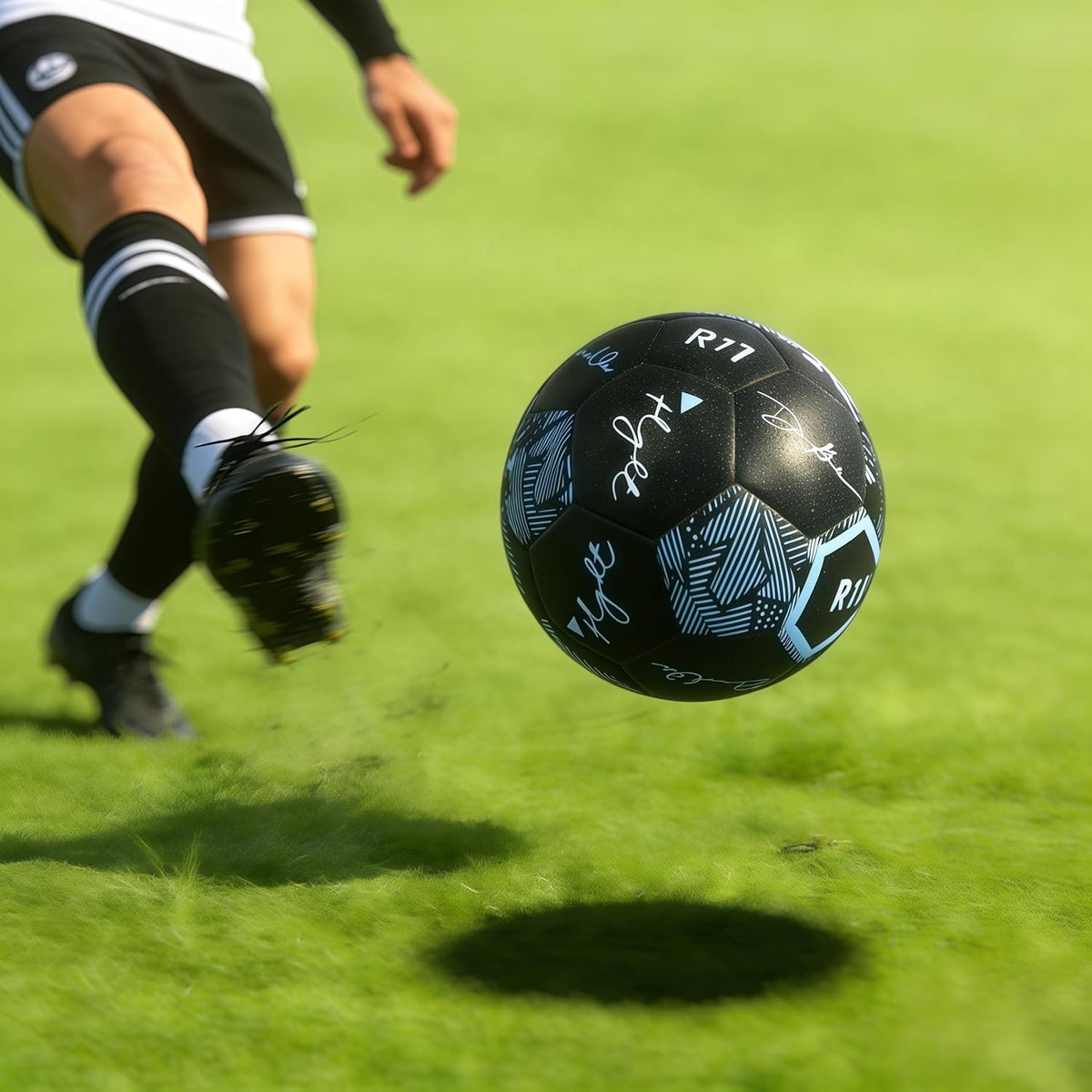 Balón de fútbol sin costuras tamaño 4\/5, termoadherido para entren...