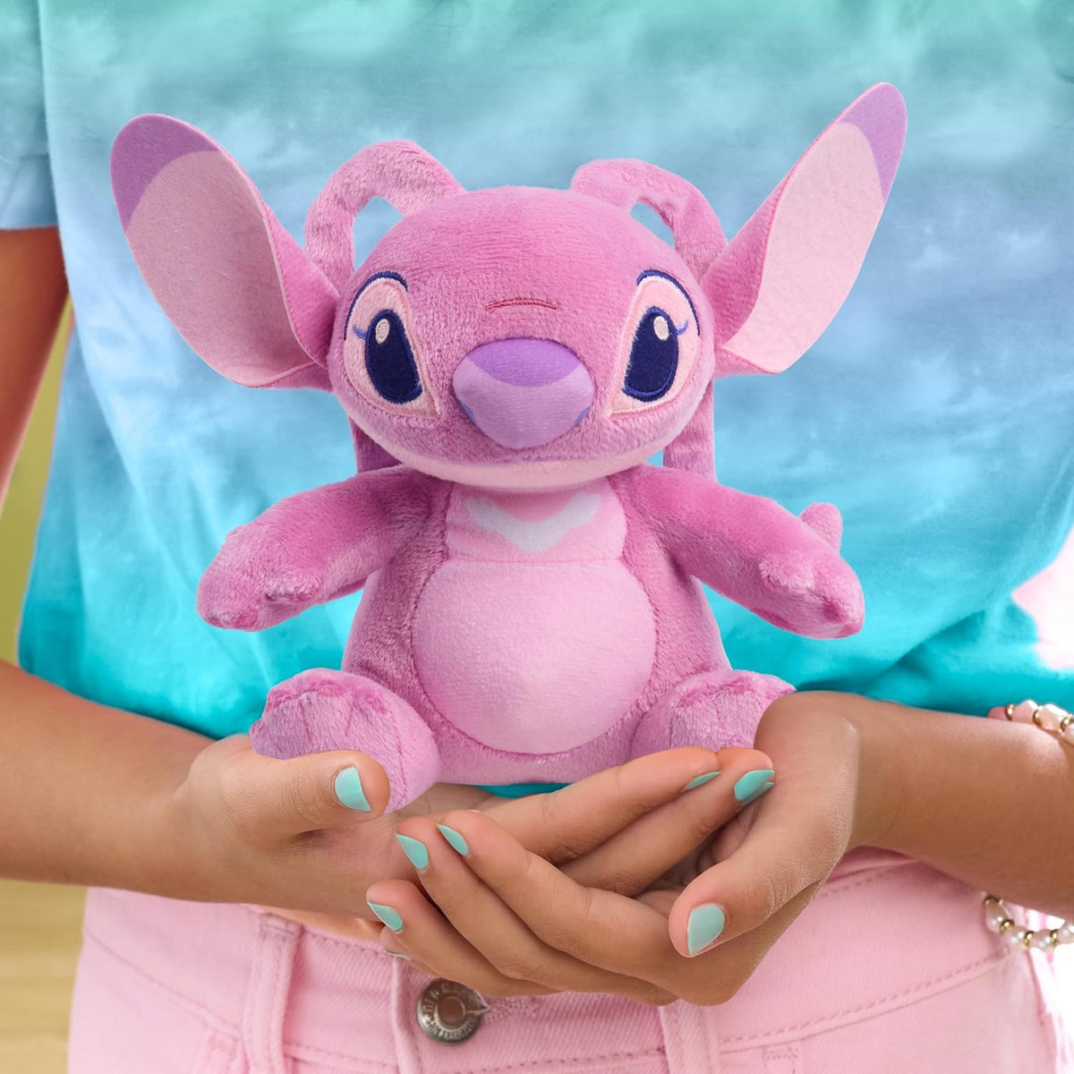 Disney Lilo &amp; Stitch ángel de 6 pulgadas de frijol de peluche,...