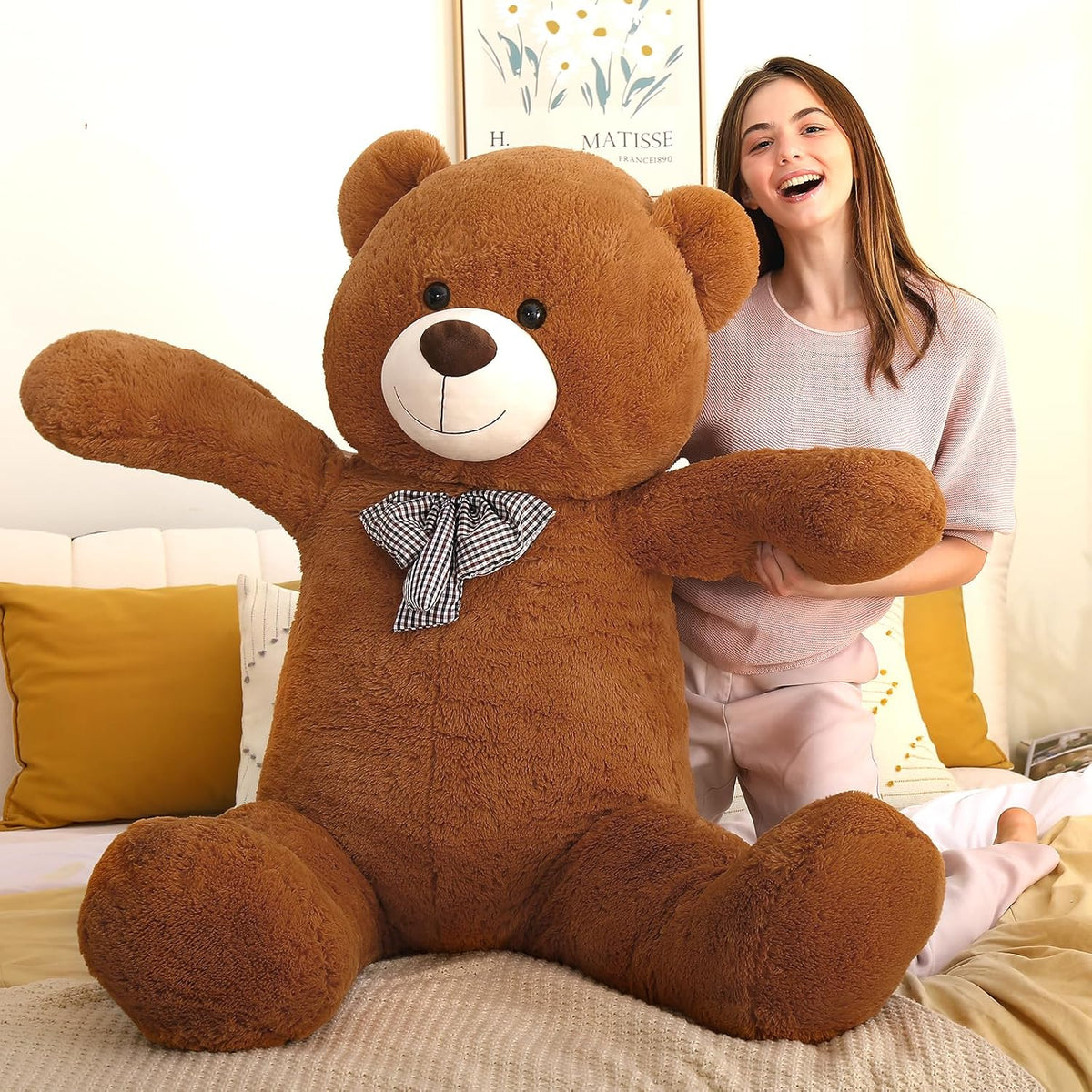 MaoGoLan Oso de peluche grande de 5 pies - Animal de peluche grande...