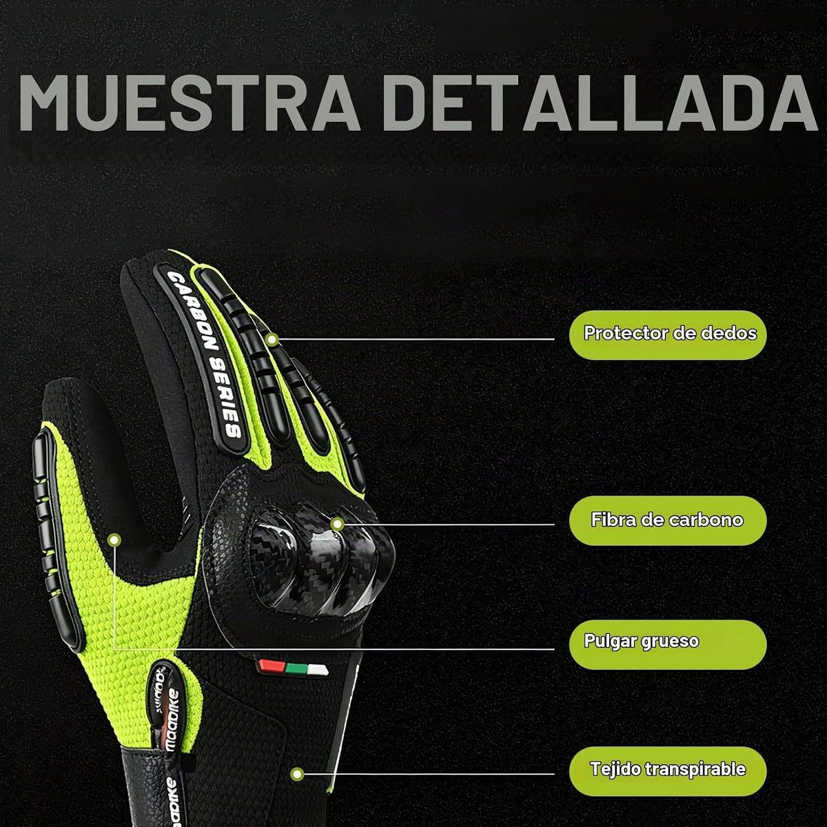 faralite Guantes de motocicleta para hombres y mujeres \u2013 Guant...