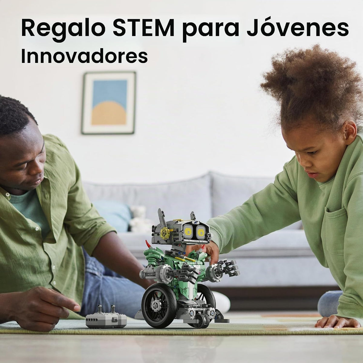 Sillbird Kit de construcción de automóviles robot con control remot...