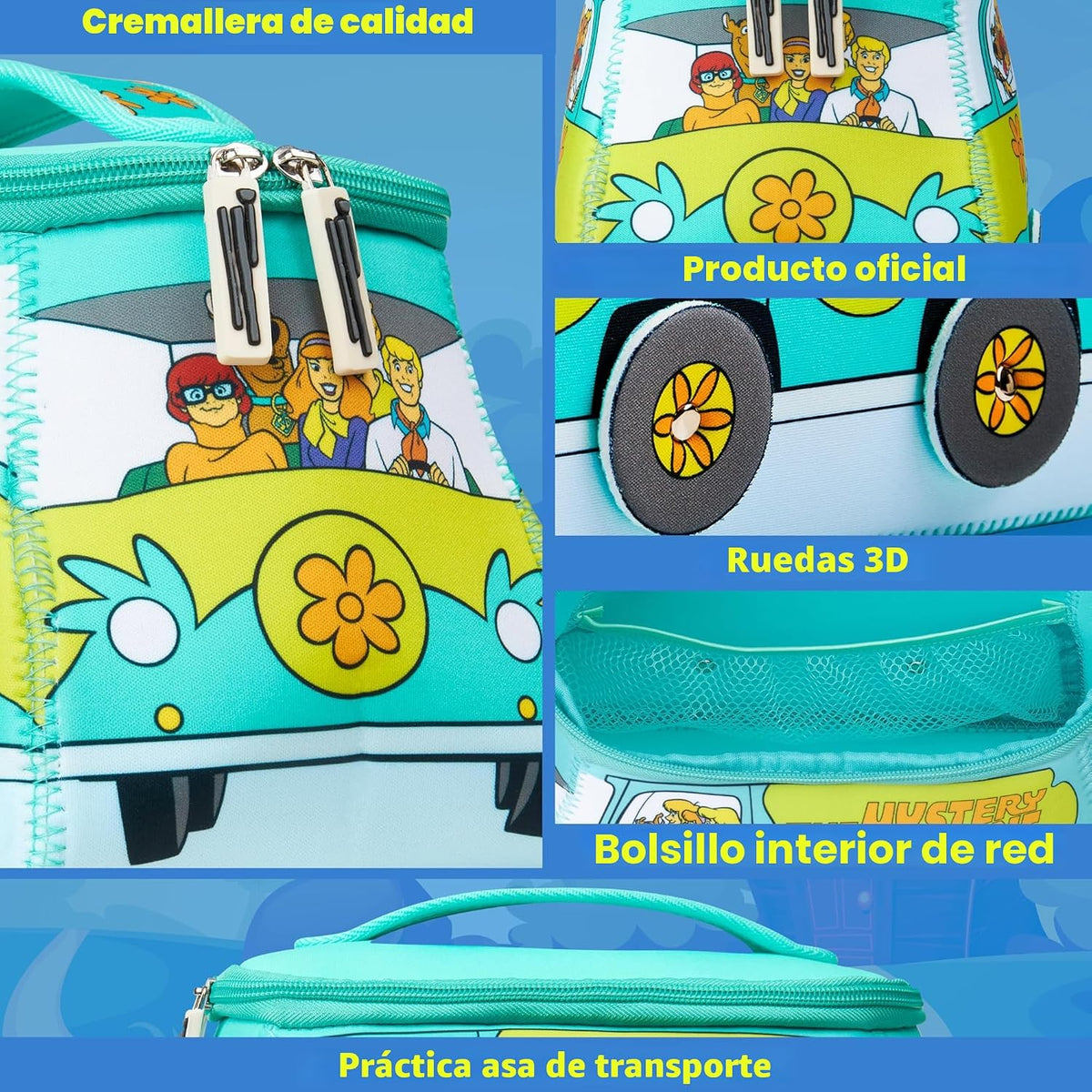 Get Trend Scooby Doo - Neceser de aseo para mujeres, adolescentes,...