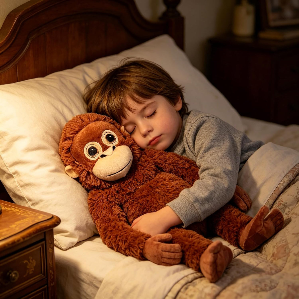 Peluche de mono, gorila de peluche, regalos para niños, cumpleaños,...