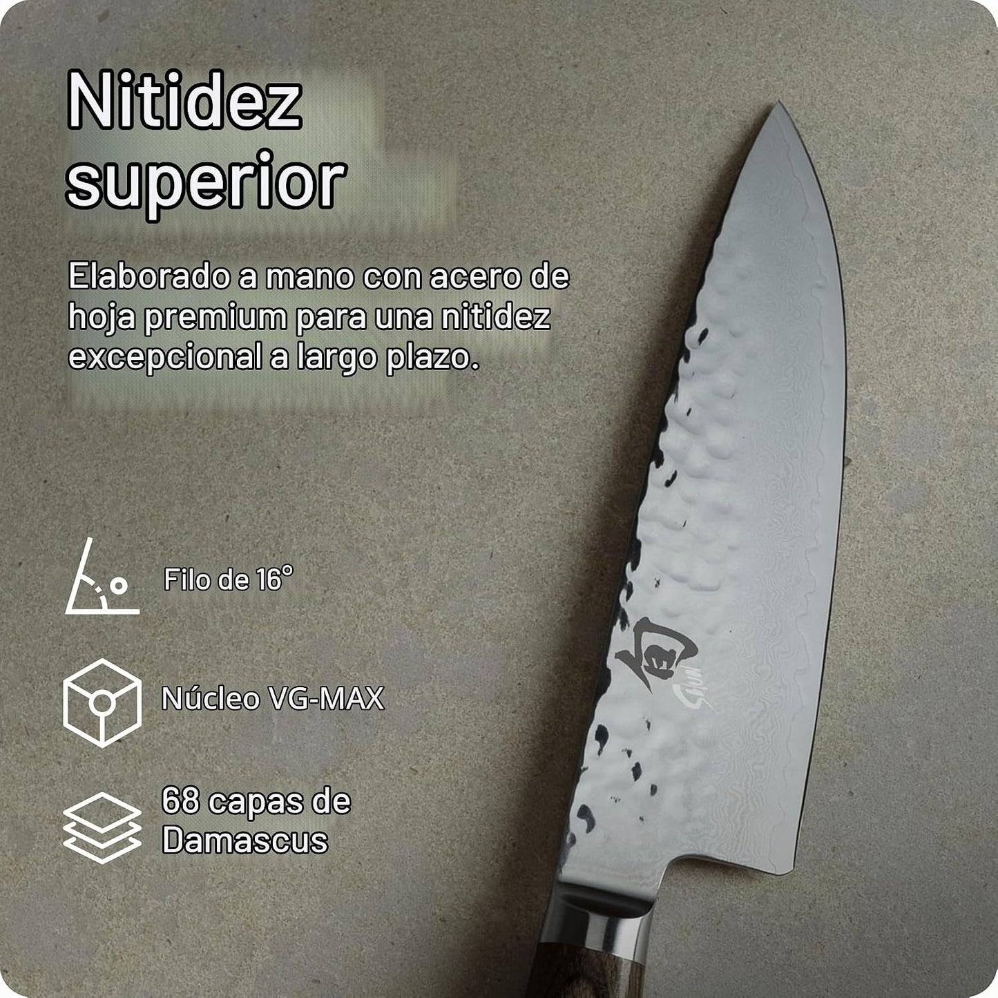 Shun Cutlery Premier - Cuchillo de chef profesional, 6 pulgadas, pe...