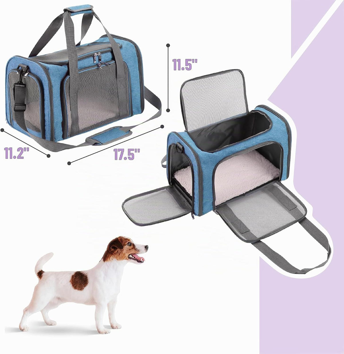 Mr. Pen Transportador de mascotas - Bolsa de transporte para gatos...