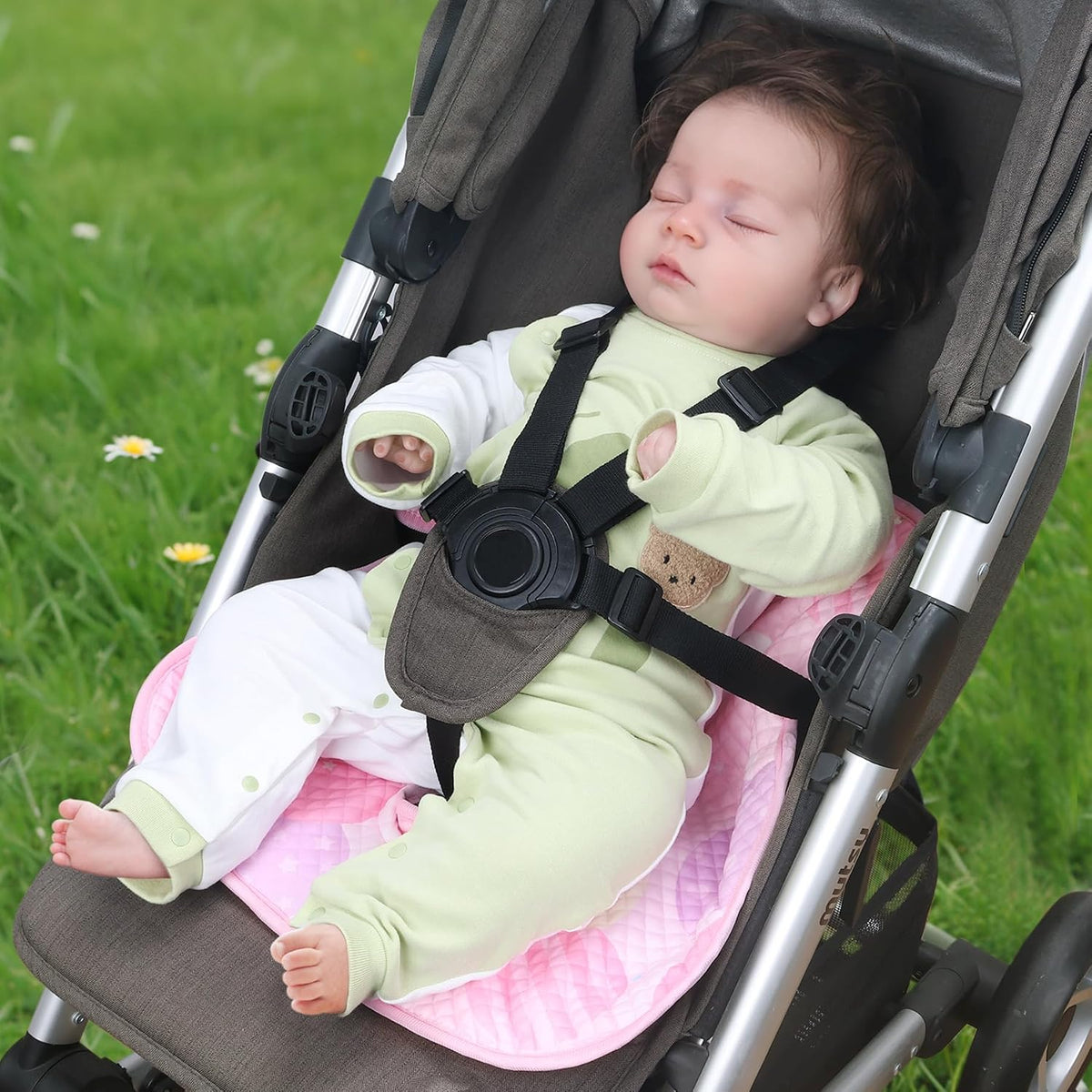 COOLBEBE Paquete de 2 protectores de asiento de coche impermeables...