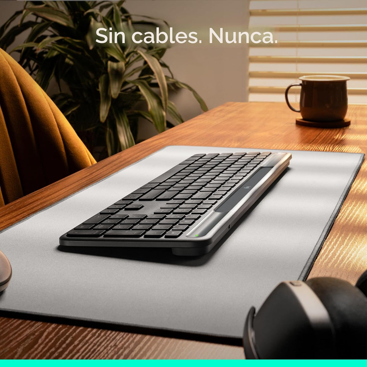 Logitech Signature Slim Solar+ K980 Teclado inalámbrico Bluetooth -...