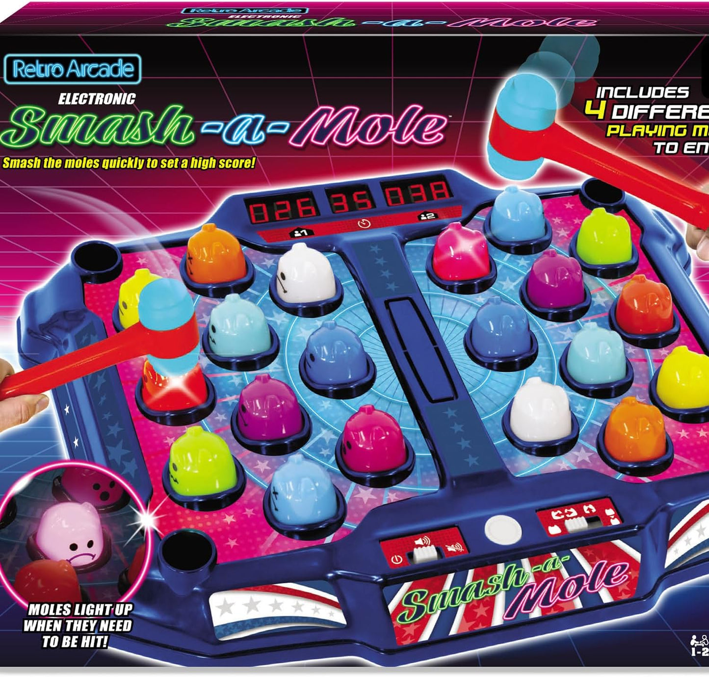 Merchant Ambassador Retro Arcade: Juego de mesa electrónico Smash-A...
