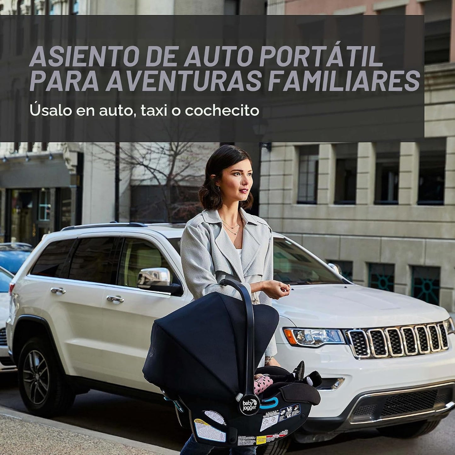 Baby Jogger City Go 2 - Asiento de automóvil para bebé, asiento de...