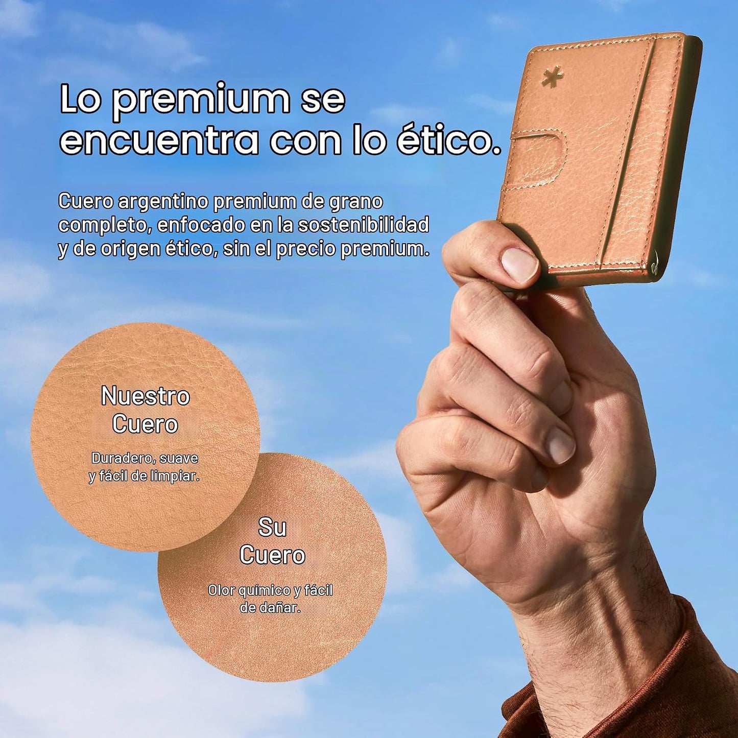 Swear Brands Billetera delgada con clip para dinero, cartera minima...