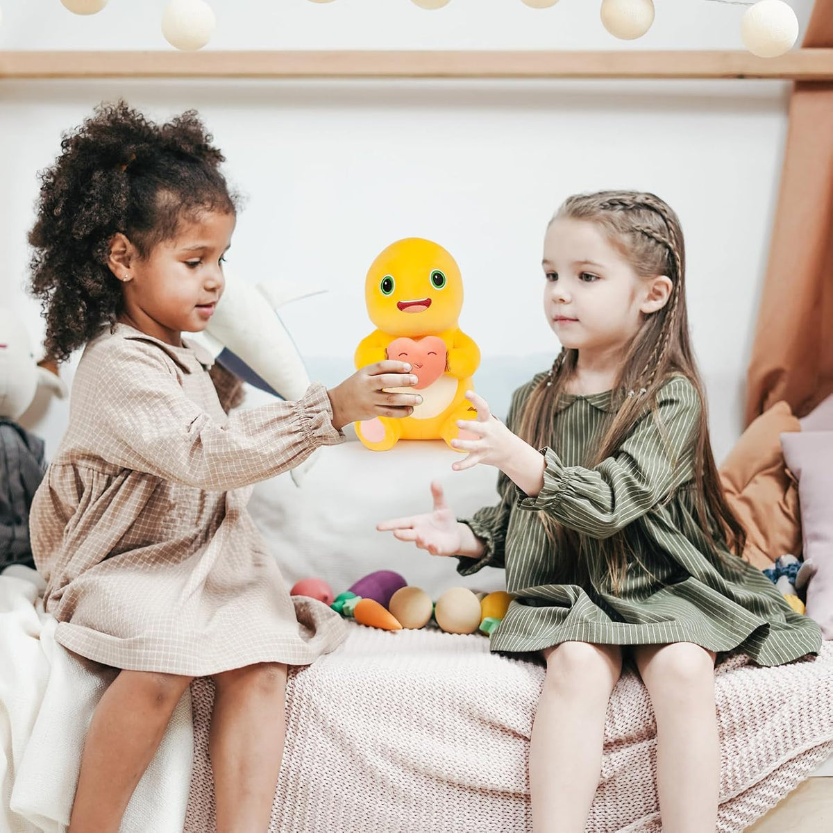 Adorlynetty Animal de peluche de dinosaurio, 11.8" Lindo dinosa...