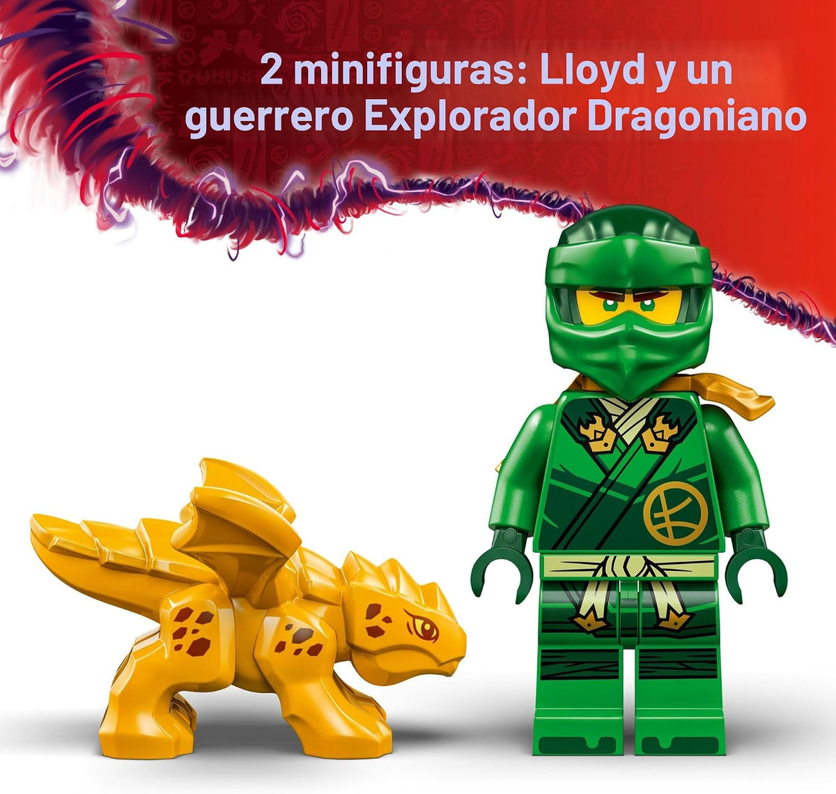 LEGO NINJAGO Juguete de Dragón del Bosque Verde de Lloyd - Juguete...