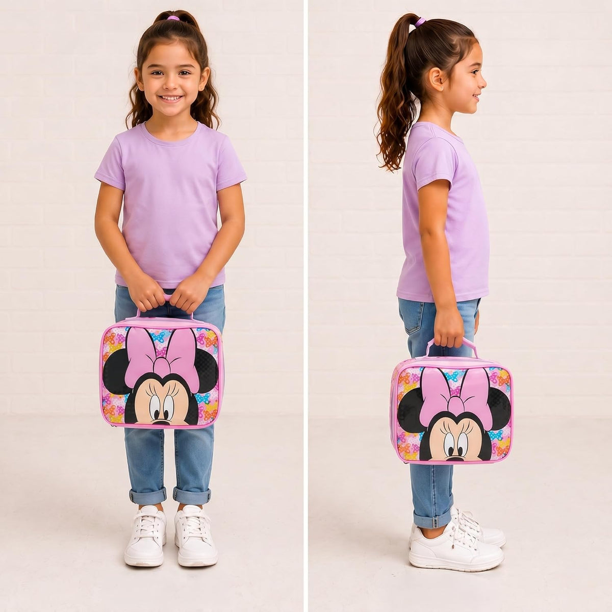 Fast Forward Minnie Mouse - Bolsa de almuerzo aislada para niños pa...