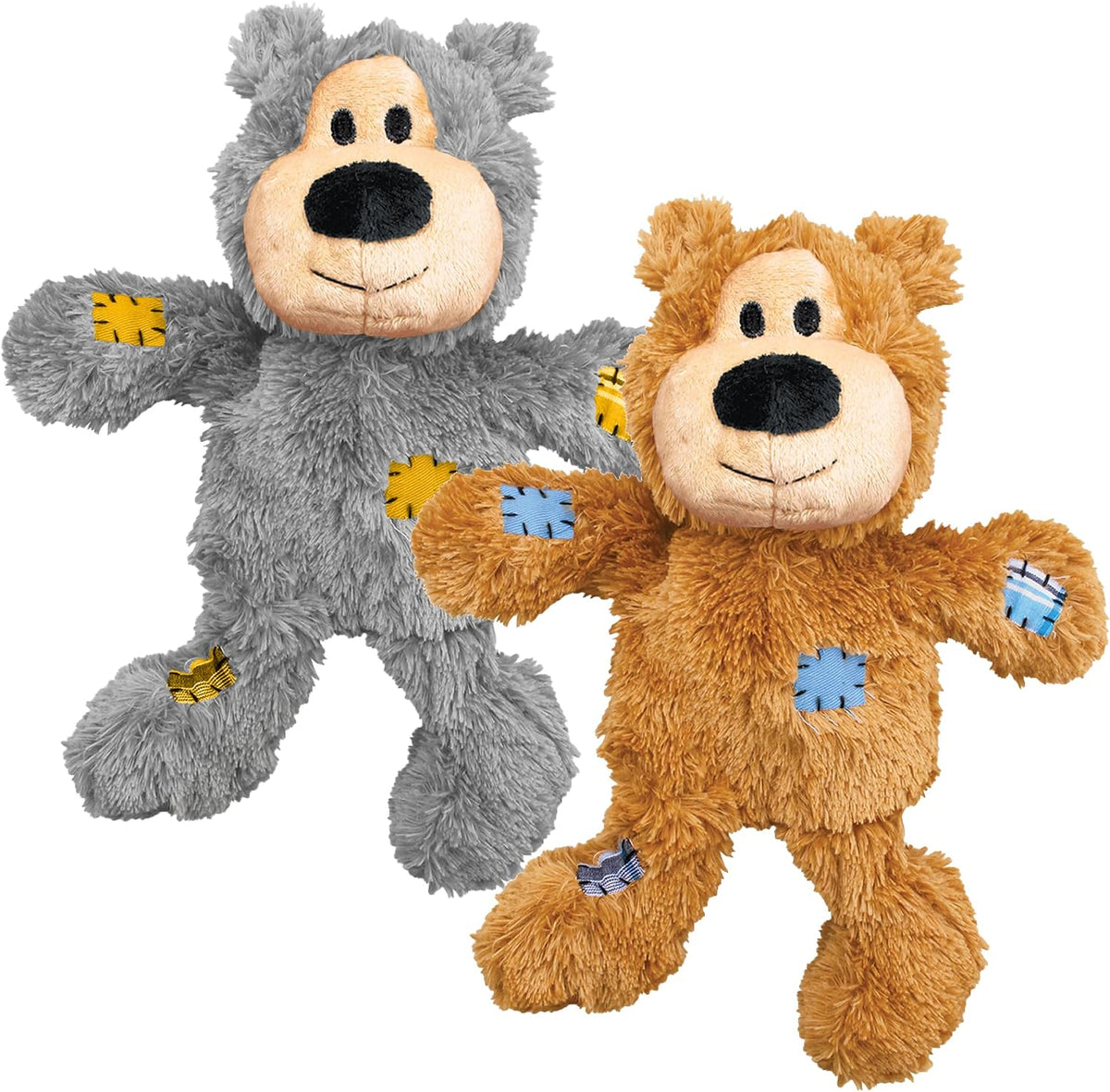 KONG Wild Knots Bears - Juguetes duraderos para perros con cuerdas...