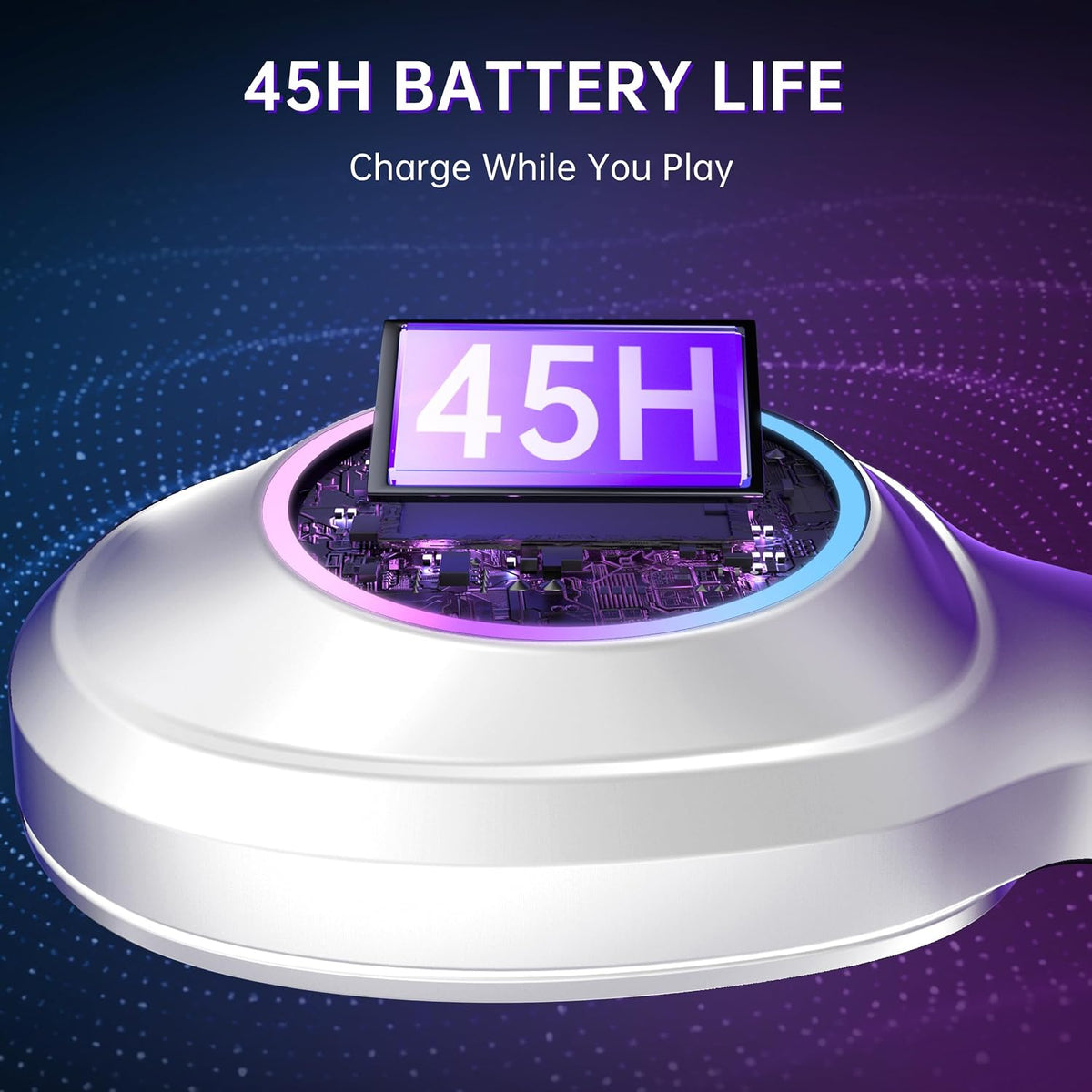 AOC Auriculares inalámbricos para juegos compatibles con PS5\/4, in...