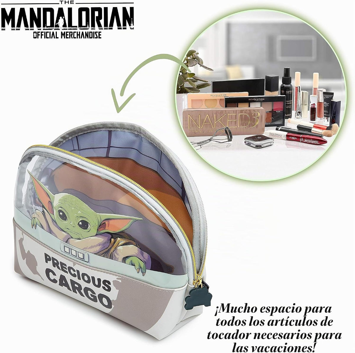 Disney Neceser de puntada para mujeres, adolescentes y niñas, lindo...