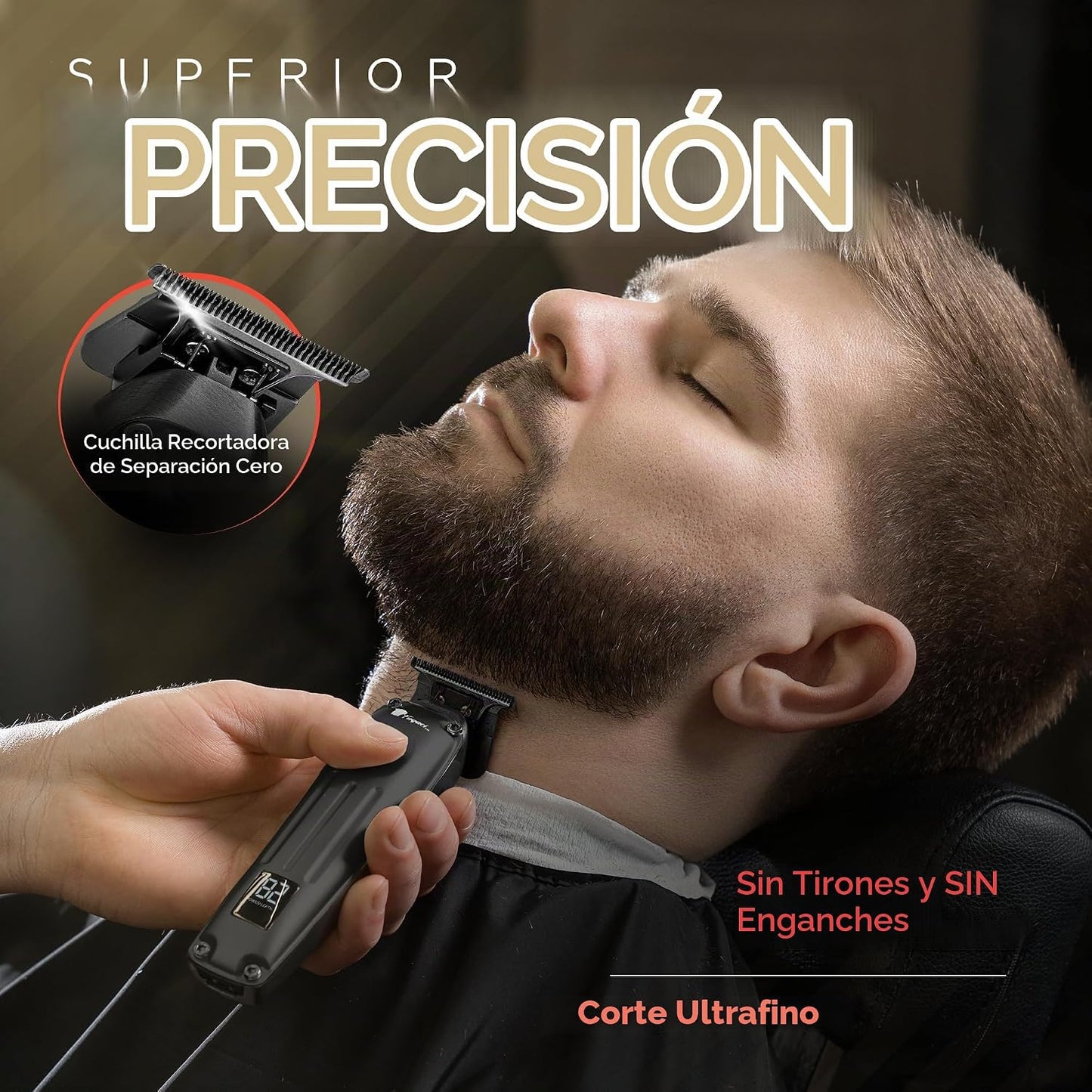 Fagaci Cortadora de pelo profesional para hombres, kit de peluquerí...