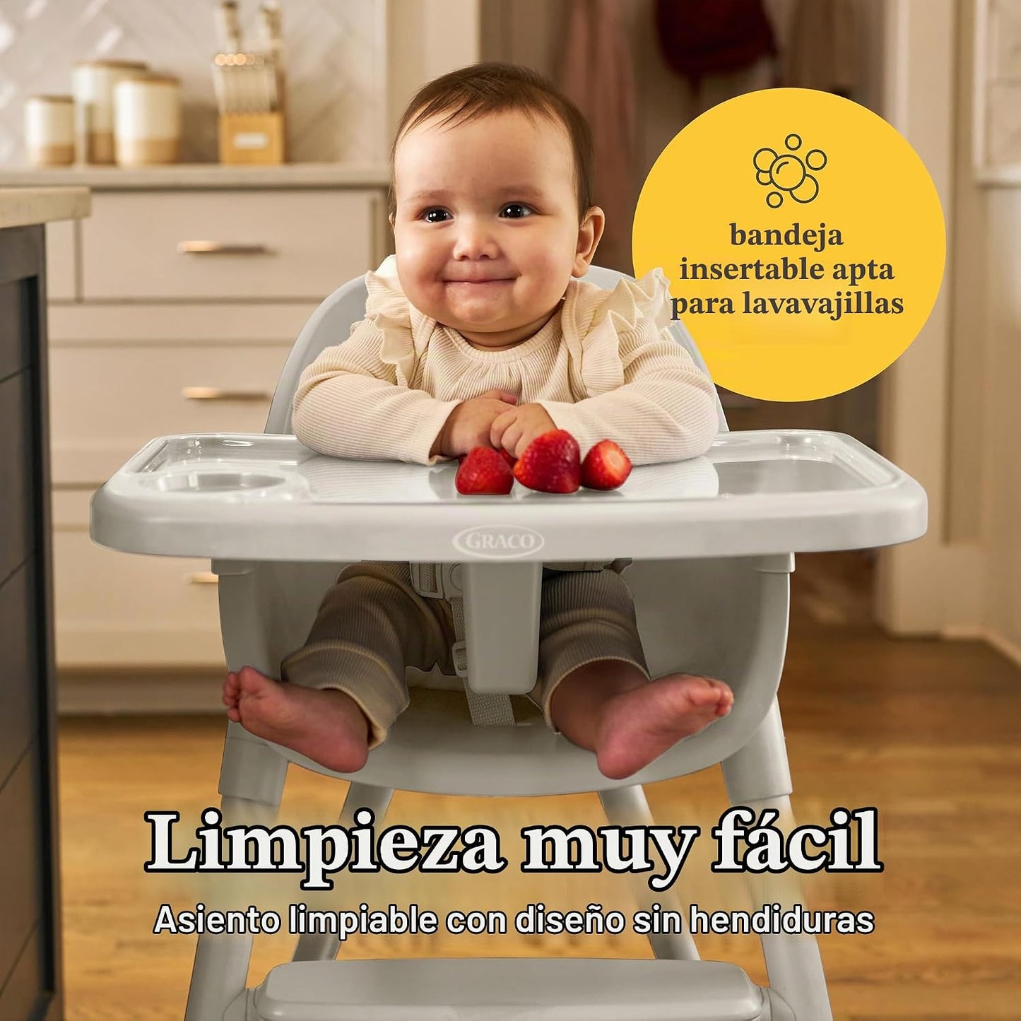 Graco Ready2Dine - Trona 4 en 1, Walker | 4 en 1: trona, asiento de...