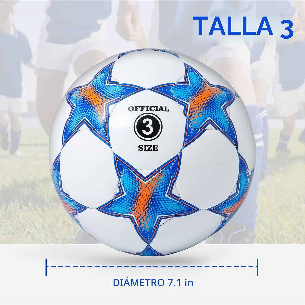 Balón de fútbol Runleaps tamaño 1.5 y tamaño 3 y tamaño 4 y tamaño...