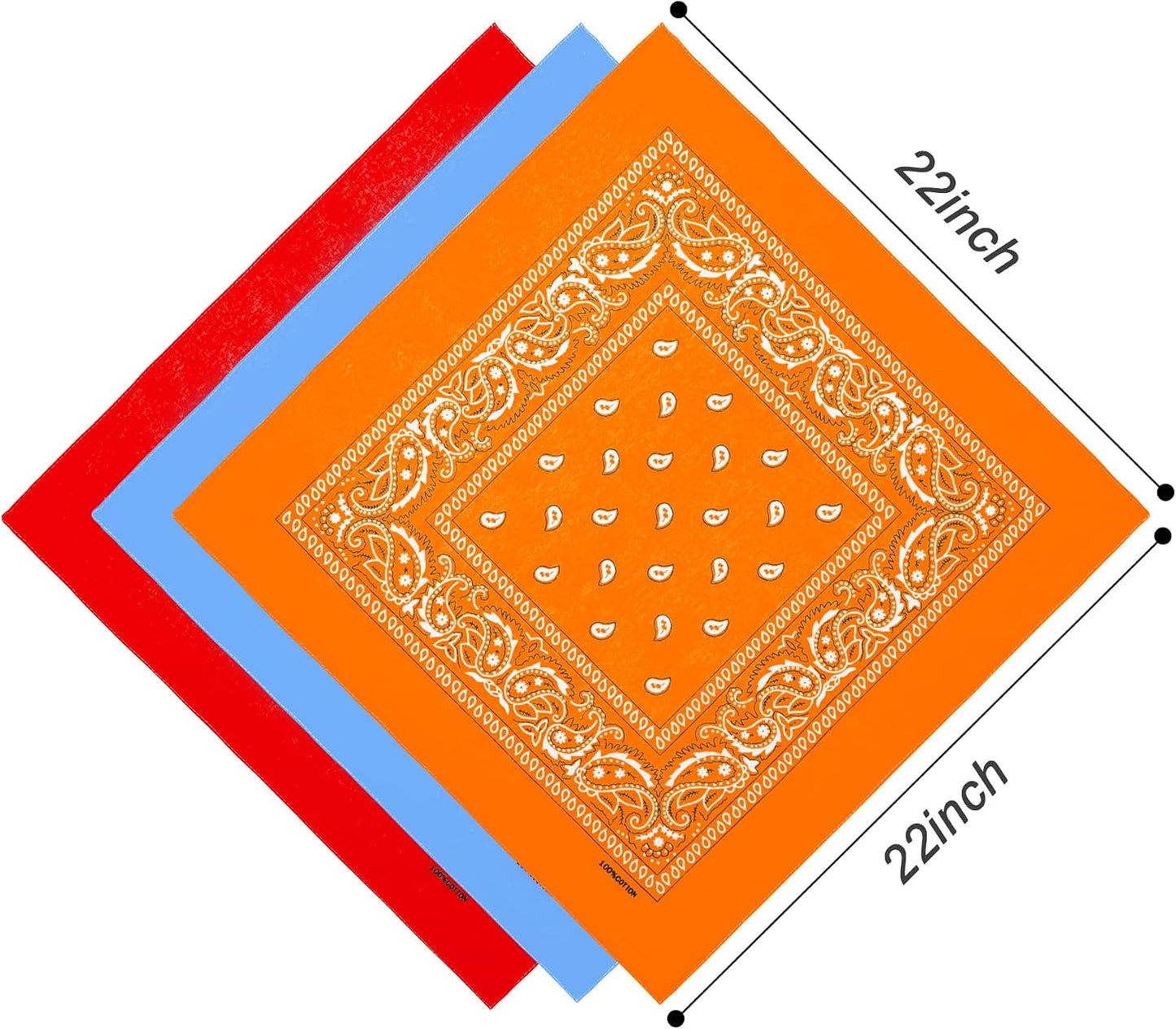 BOOMIBOO 12 bandanas para hombres y mujeres, diadema 100% suave par...