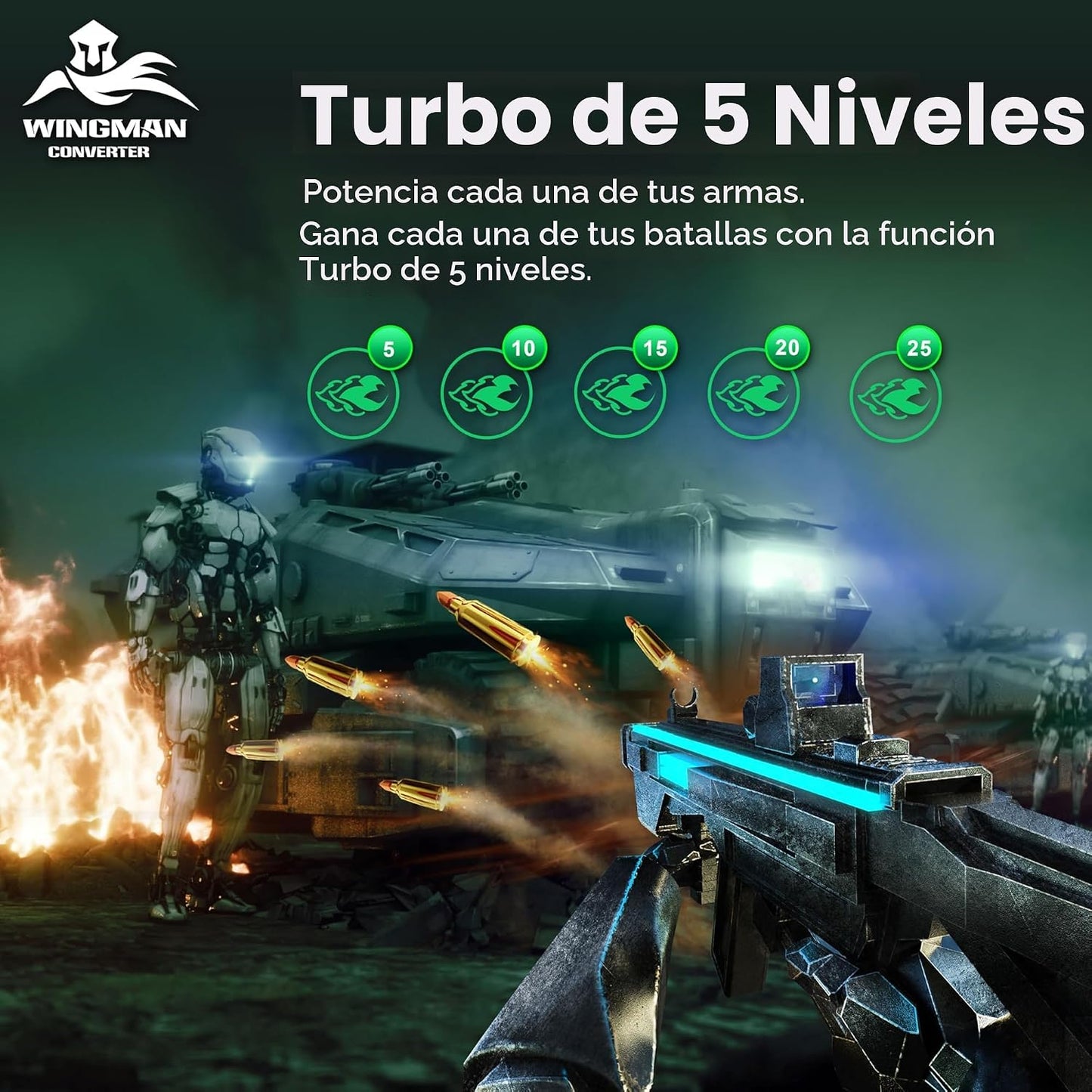 Brook Wingman XB 2 Convertidor con Llavero - Adaptador de Controlad...