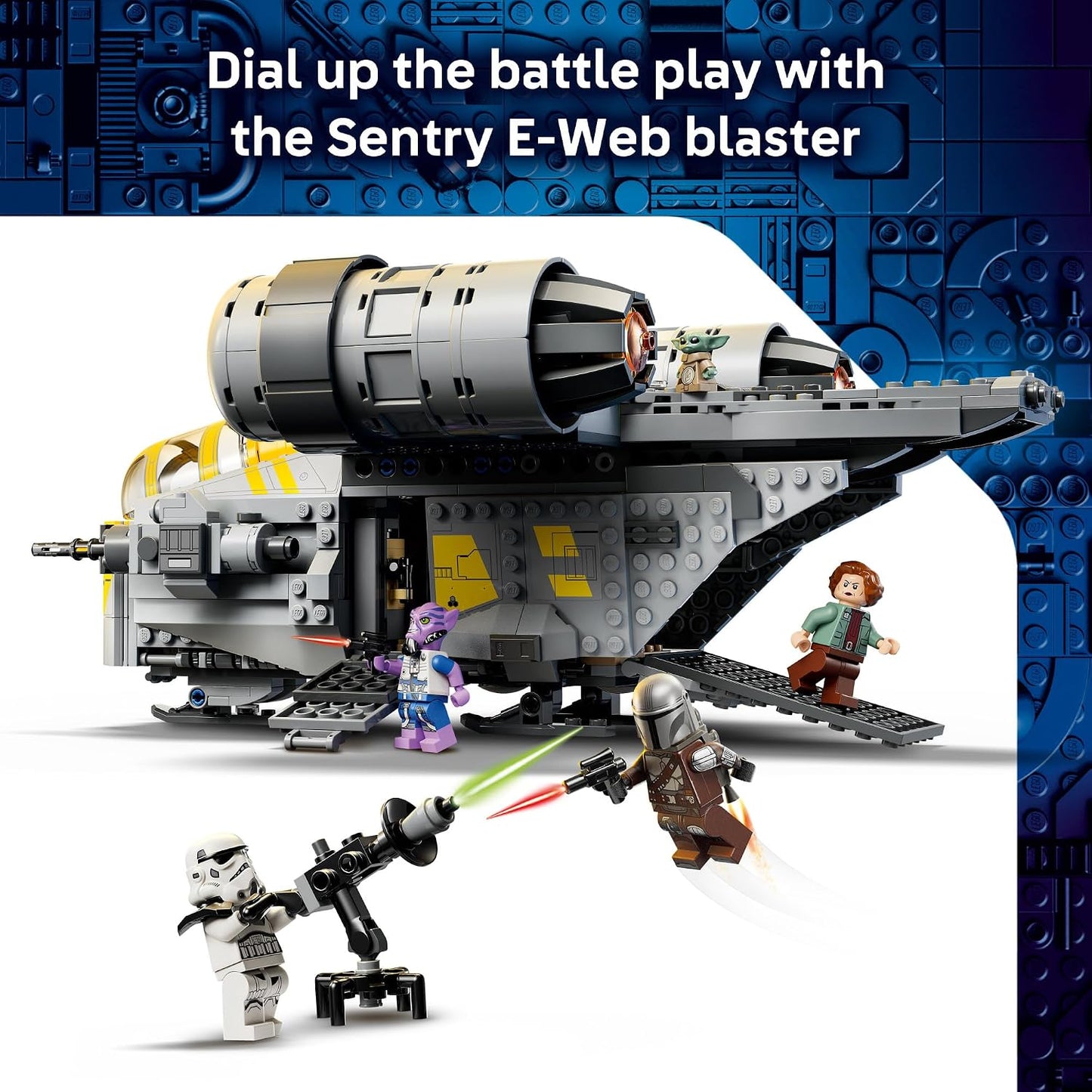 LEGO Star Wars: The Mandalorian y Grogu The Razor Crest Juguete de...