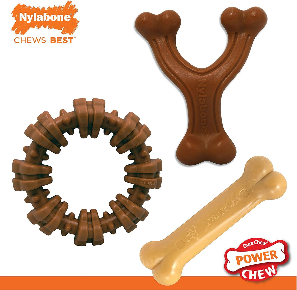 Nylabone Power Chew Customer Favorites - Juguetes masticables para...