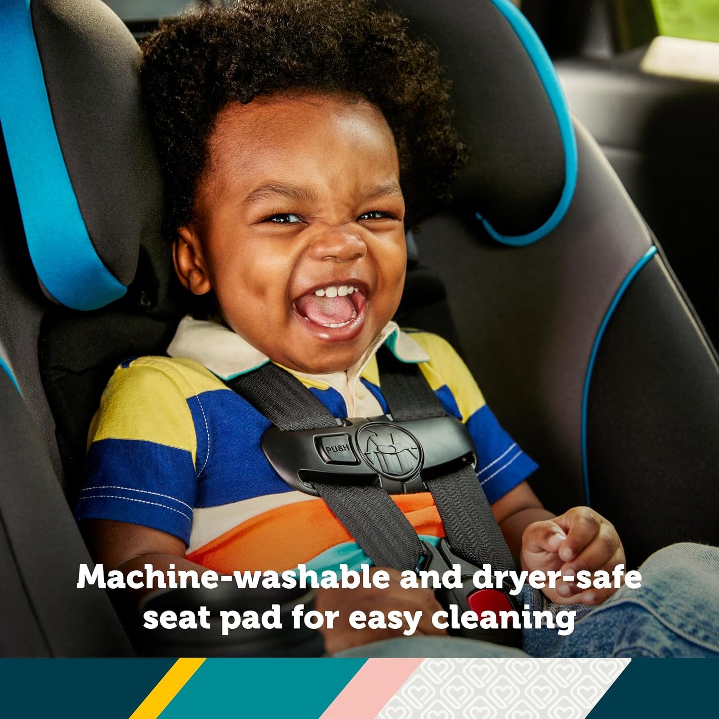 Safety 1st Crosstown - Asiento convertible todo en uno delgado para...