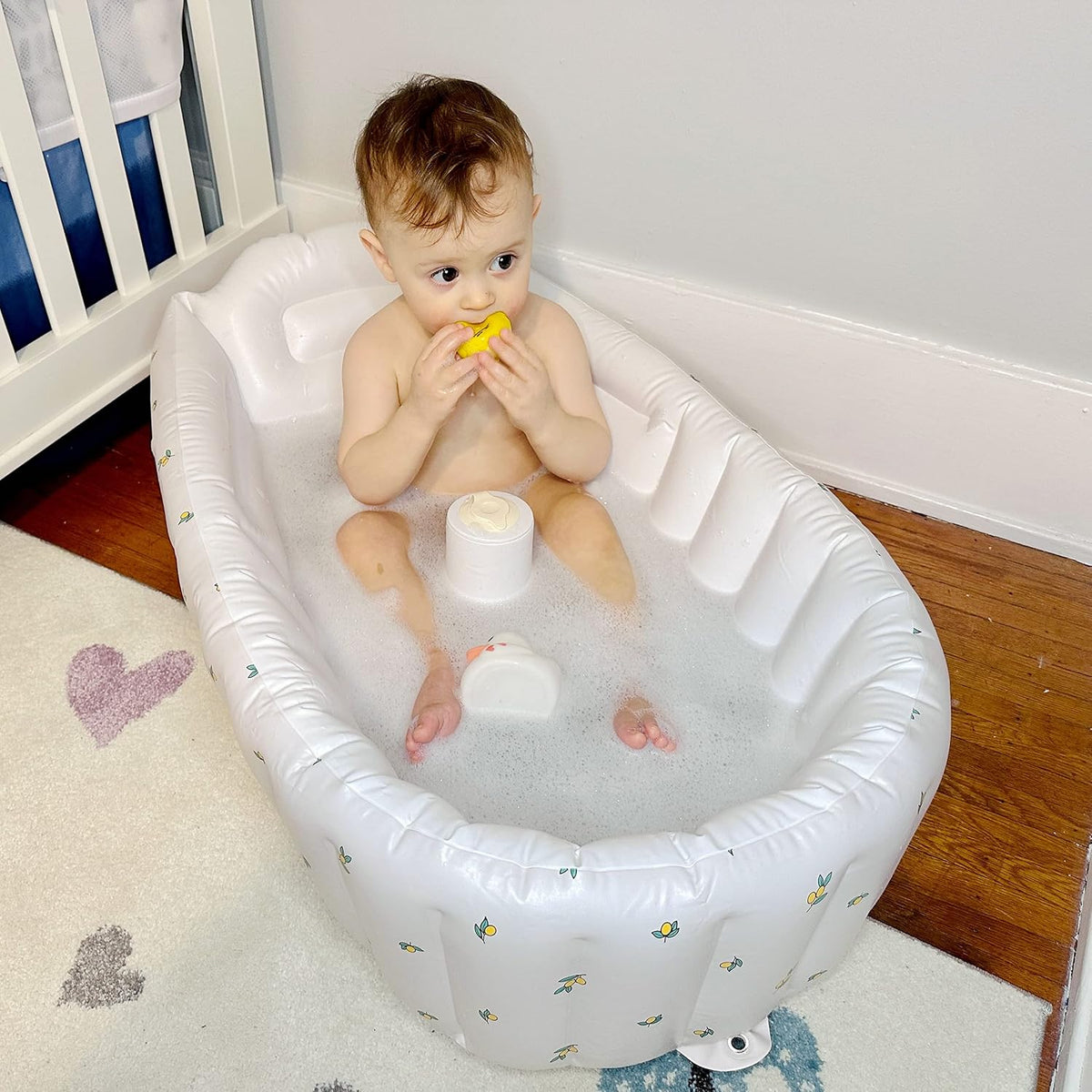 MINK Bañera inflable para niños pequeños \u2013 Bañera portátil con...