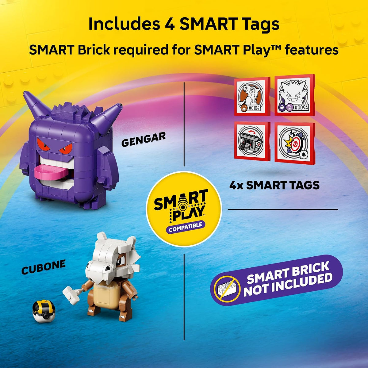 LEGO Pokémon SMART Play: Cubone and Gengar's Spooky Showdown -...