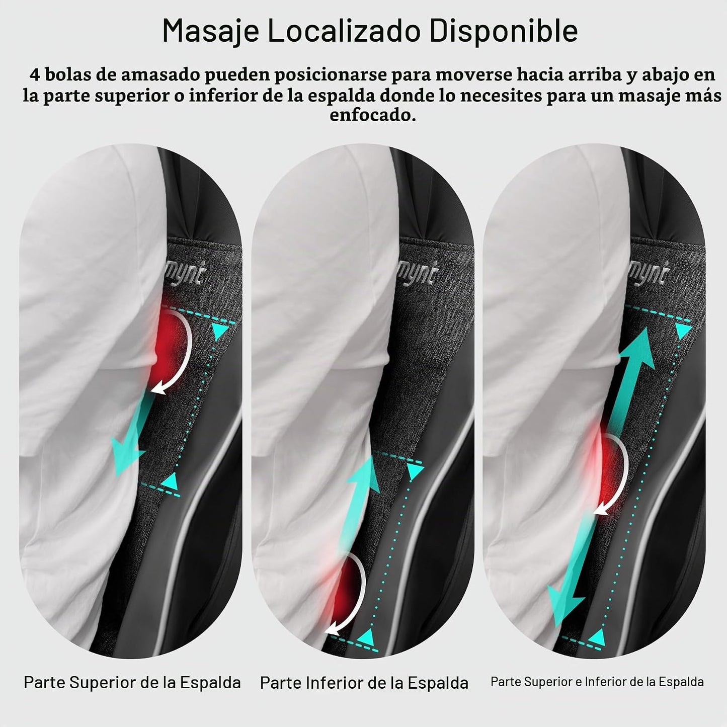 Mynt Elegible para FSA Aprobado por HSA Masajeador Shiatsu de Cuell...