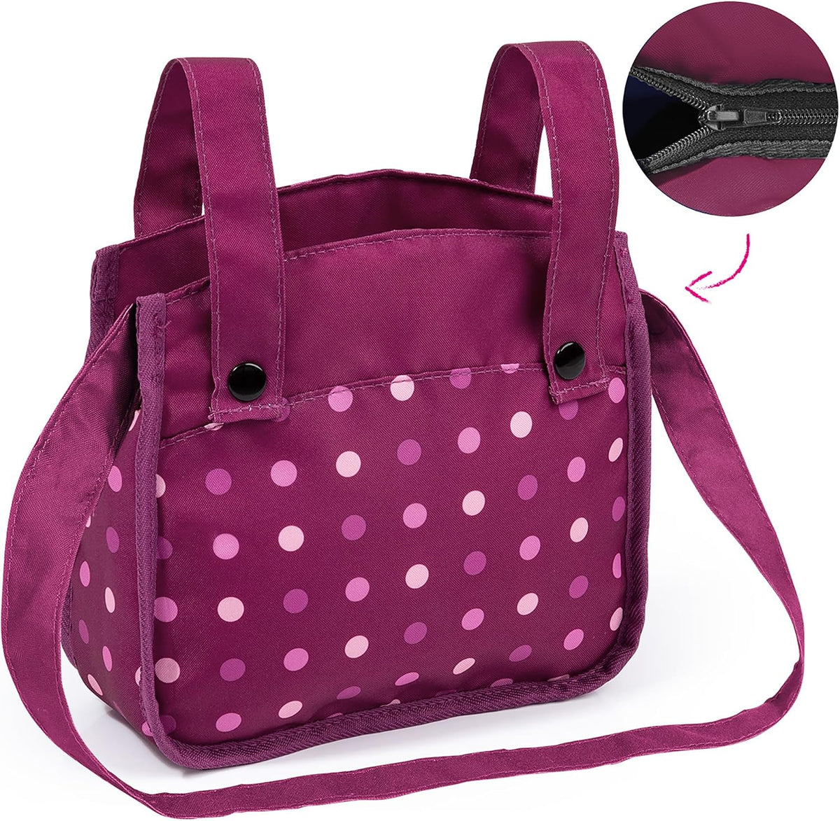 Bayer Design City - Cochecito de muñeca 2 en 1, color rosa oscuro |...