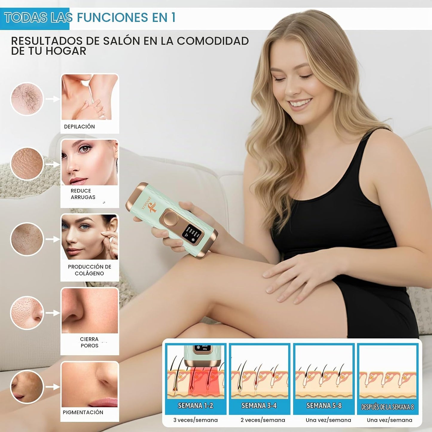 Freezing Point - Dispositivo de depilación IPL modelo W-1095 - Remo...