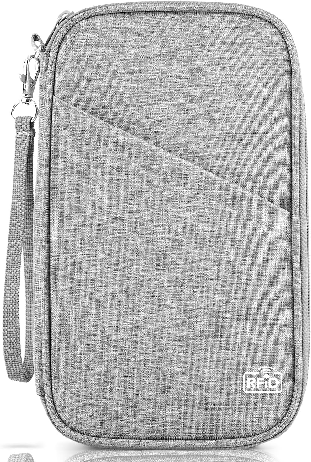 Soporte para pasaporte familiar, cartera para pasaporte con bloqueo...