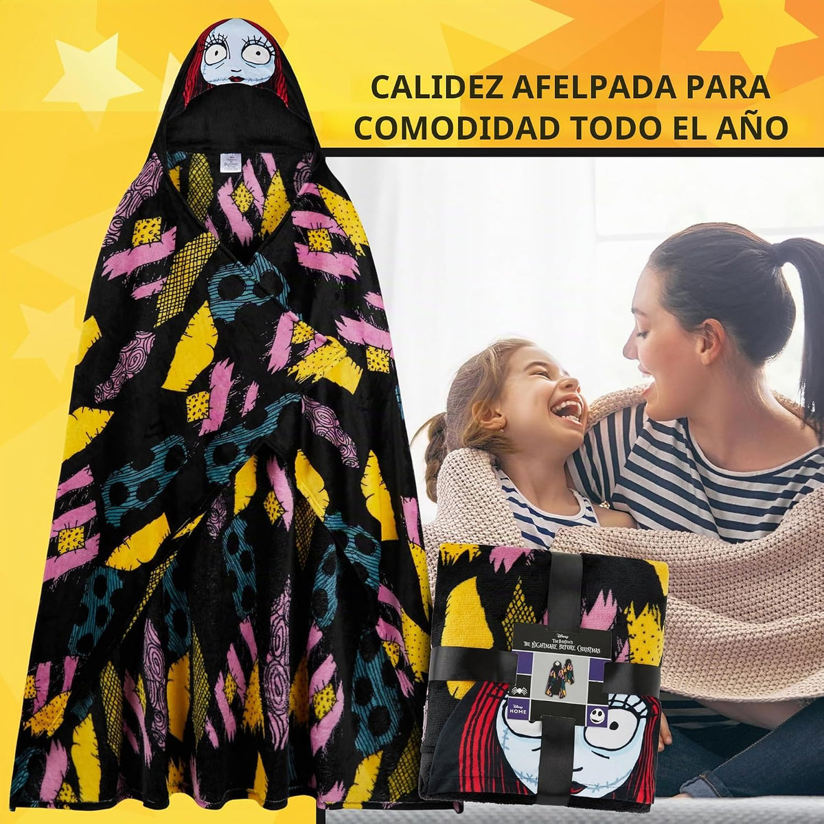 Get Trend Manta para adultos con capucha de 51 x 59 pulgadas, manta...