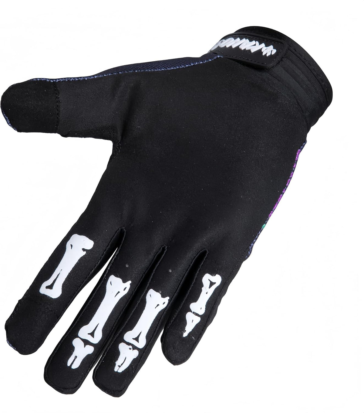 TATACLEA Guantes de ciclismo de calavera y esqueleto de rosas, tran...